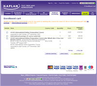 Kaplan online enrolment system image